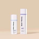 Two skincare bottles from 'Matter of Monday' on a beige background