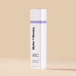 Skincare bottle labeled 'Matter of Monday' on a beige background